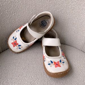 Livie & Luca Frida Embroidered White Mary Jane